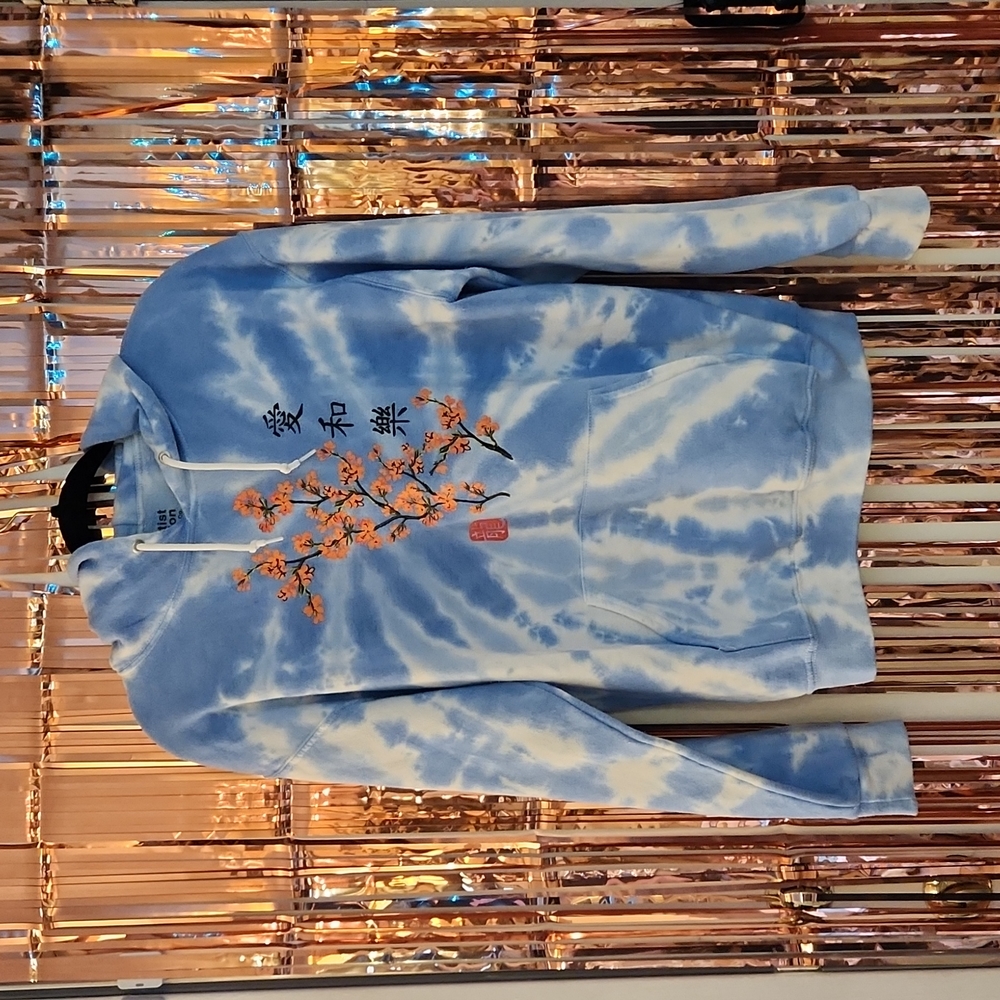 Cherry blossom tie dye sweatshirt (Men's Medium)